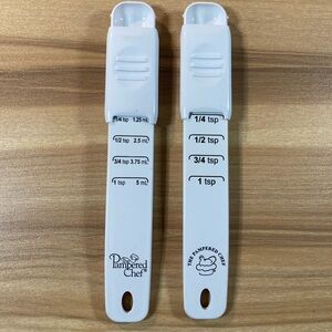 Pampered Chef Adjustable Measuring Spoons Teaspoons